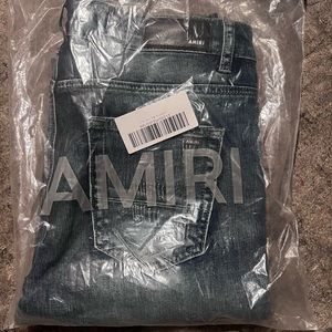 Amiri distressed denim 34x32
